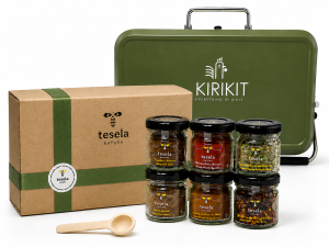 BBQ Verde Caza con Kit Sales y Especias Tesela