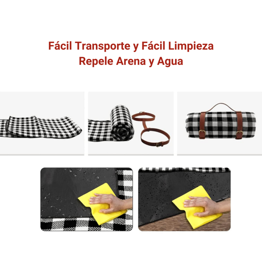Manta Picnic Impermeable - Imagen 7